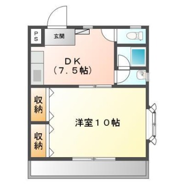 メゾンクドウ 302の間取り図