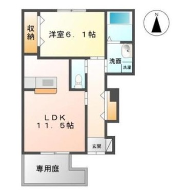 CADEL南昭和 103の間取り図