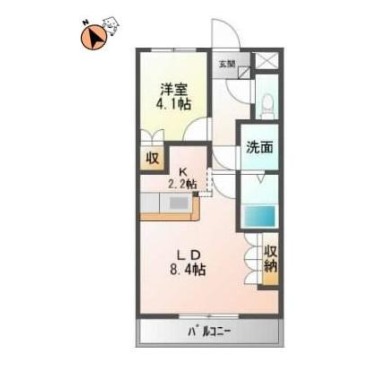 Comforce 橋本 205の間取り図