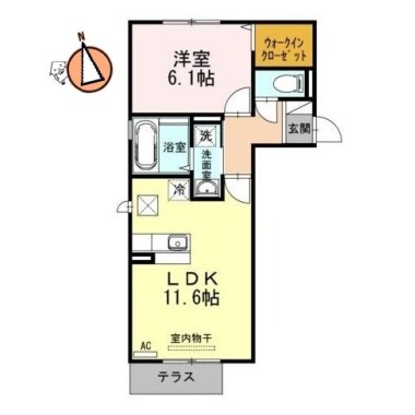 ホワイトバードIIA 103の間取り図