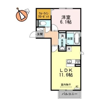 ホワイトバードIIA 201の間取り図