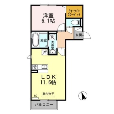 ホワイトバードIIA 203の間取り図