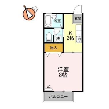 セザール昭和 103の間取り図