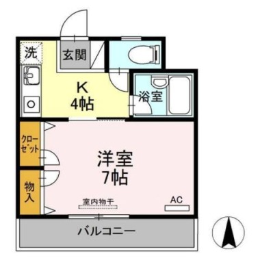 ルミナスコート 201の間取り図