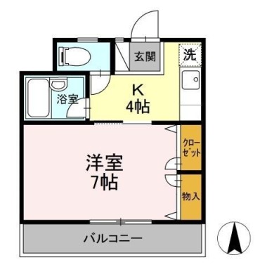 ルミナスコート 304の間取り図