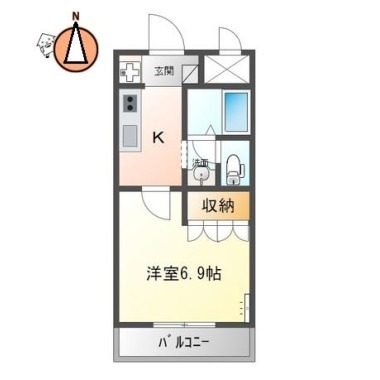 メゾン・アイリス 103の間取り図
