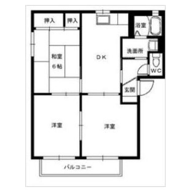 シャーメゾン ヴァイデ B棟 A201の間取り図