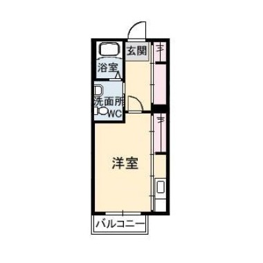 シャーメゾンM 202の間取り図