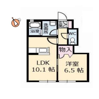 シャーメゾンY 106の間取り図