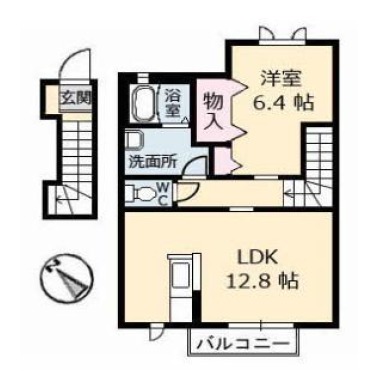 シャーメゾンY 202の間取り図