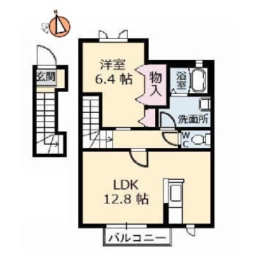 シャーメゾンY 205の間取り図