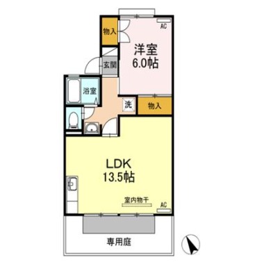 セジュール佐古 103の間取り図