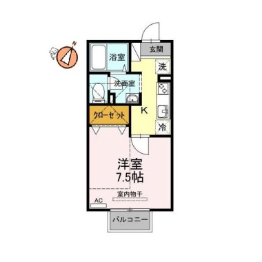 セリバテール 201の間取り図