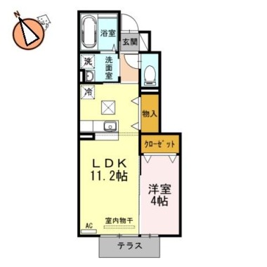 Ms壱番館 102の間取り図