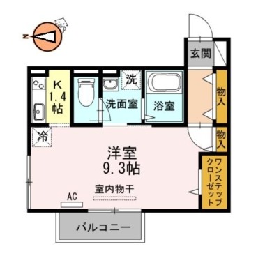 エテルノ 203の間取り図