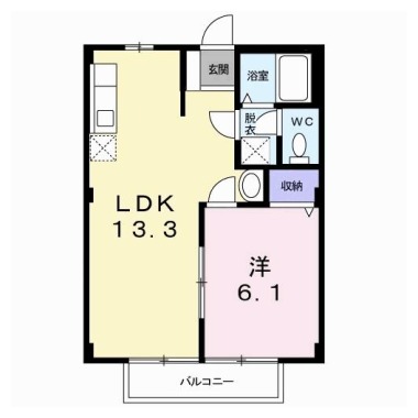 メゾン竹内 102の間取り図