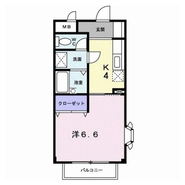 カーザ・モラエス 101の間取り図