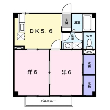 クレセント 101の間取り図
