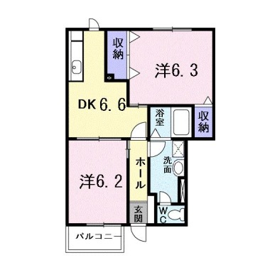 FINE HEIGHTS 101の間取り図