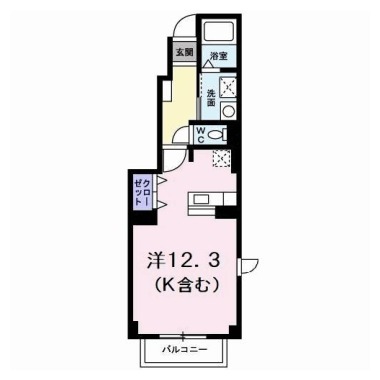 コスミオン B 101の間取り図