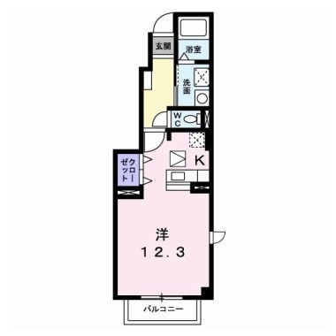 エスペランサ翔 101の間取り図