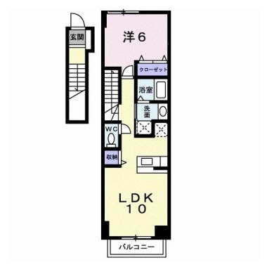 エスペランサ翔 202の間取り図