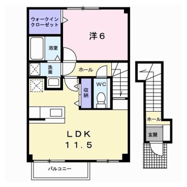 ウィルレジデンスIII 202の間取り図