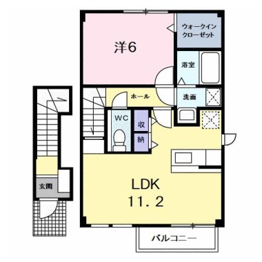 ウィルレジデンスV 203の間取り図