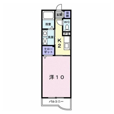 NESTスエヒロ 307の間取り図