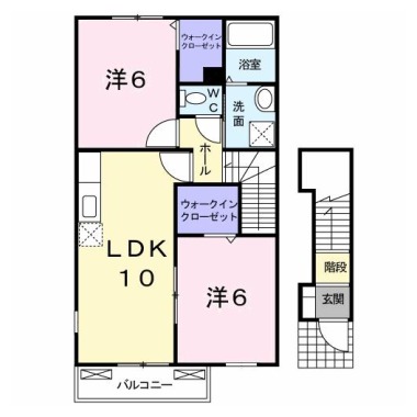 エスペランサ C 201の間取り図