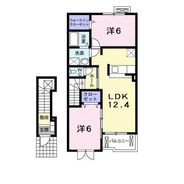ヴィオラ 203の間取り図