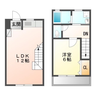 クレスト南昭和 101の間取り図