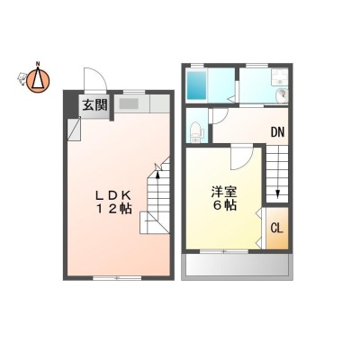 クレスト南昭和 105の間取り図