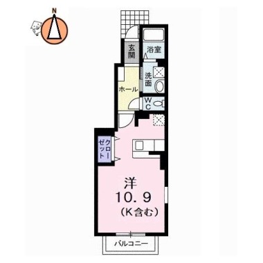 メゾンSakaki 101の間取り図