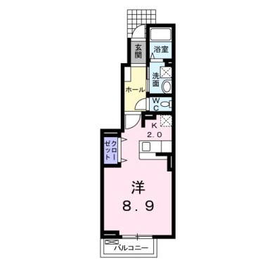 メゾンSakaki 102の間取り図