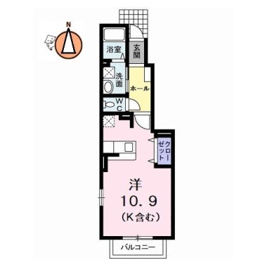 メゾンSakaki 107の間取り図