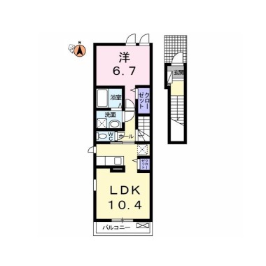メゾン・エスポワール 203の間取り図