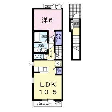 AKARI 203の間取り図