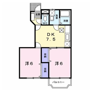 アウローラ I 102の間取り図