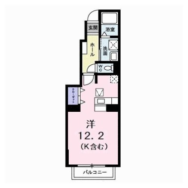 デュエル ミサキC 102の間取り図