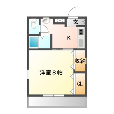 レジデンスイマイ 101の間取り図