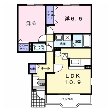 グレイスフル C 103の間取り図