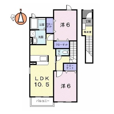 マスターズA 203の間取り図