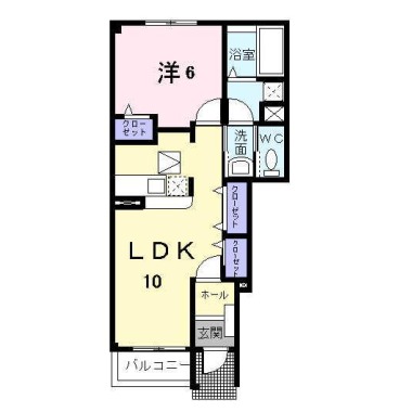 エスポワール 101の間取り図