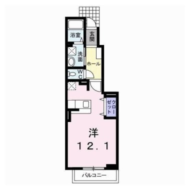 トレスアールヴォレ A 103の間取り図