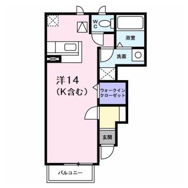 ランブロス 102の間取り図