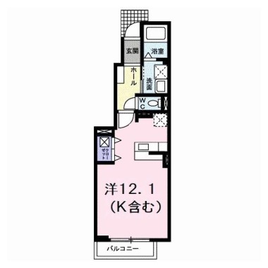 エアリー レジデンス A 102の間取り図