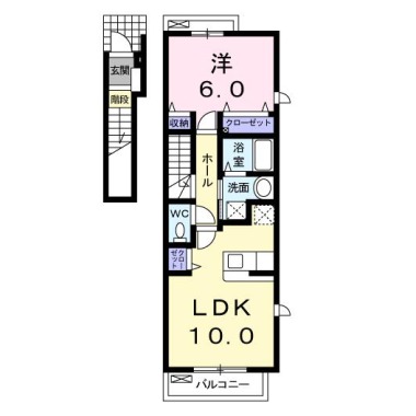 エアリー レジデンス A 201の間取り図