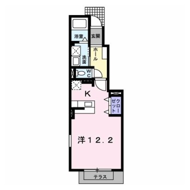 ブライトガーデン A 103の間取り図