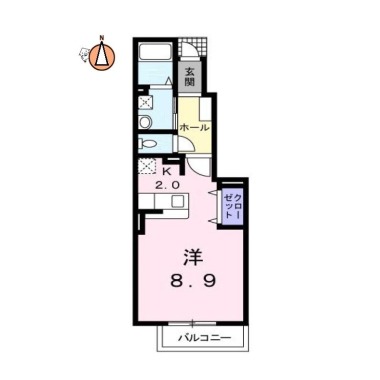 グランツ 102の間取り図